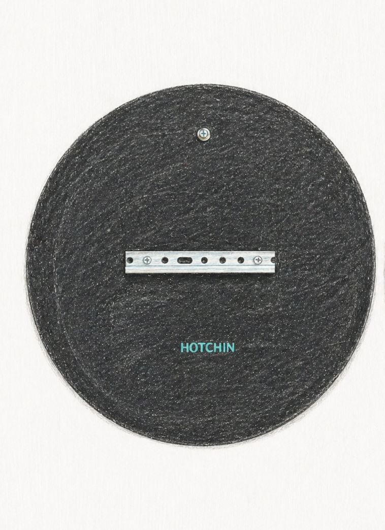Rückseite des Echtpflanzendisplays mit Z-Clip